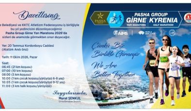 Girne Yarı Maratonu pazar günü yapılacak