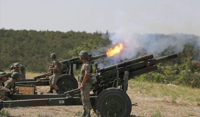 Sadrazamköy’de atışlı tatbikat yapılıyor