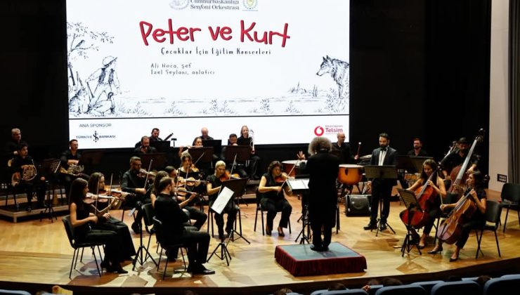 “Peter ve Kurt” senfonik masalı Cumhurbaşkanlığı’nda sahnelendi