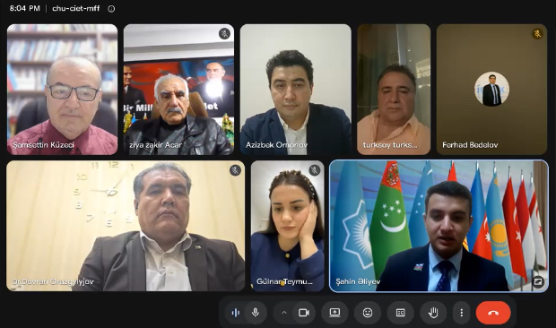 Türk dünyasının birlik ve dayanışması çevrim içi seminerde ele alındı