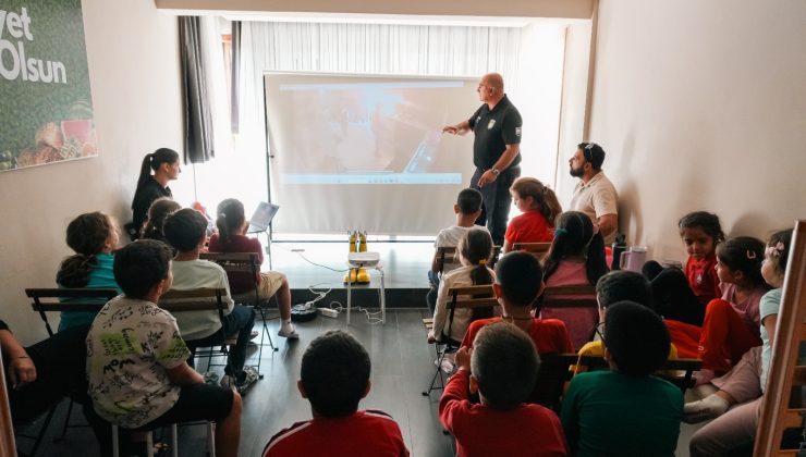 POLVAK, öğrencilere yangın güvenliği konusunda eğitim verdi