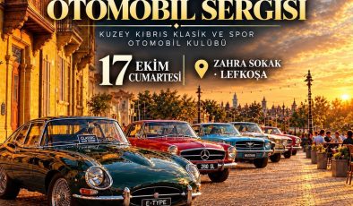 Klasik otomobiller cumartesi Zahra Sokak’ta sergilenecek