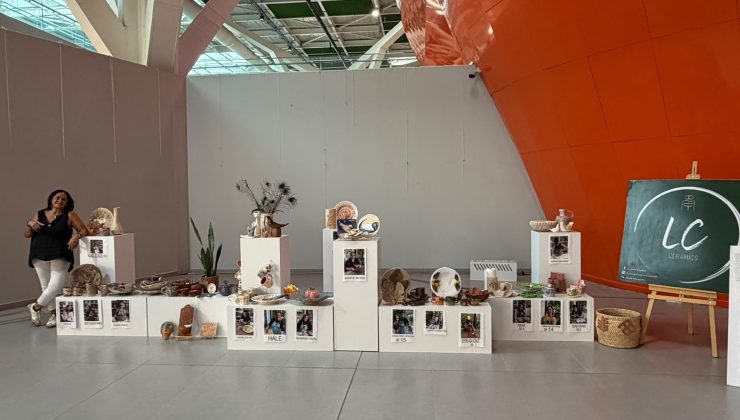 “Sanat İyileştirir” seramik sergisi Ercan Havalimanı’nda açıldı