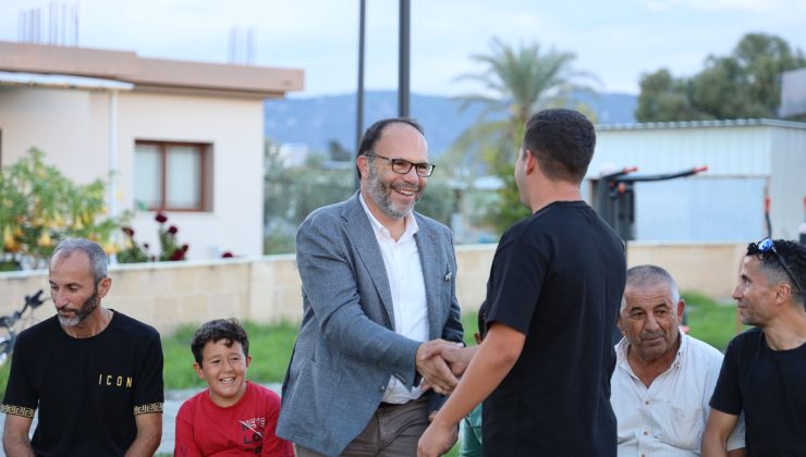İskele Belediye Başkanı Sadıkoğlu, Tuzluca’da genç sporcularla bir araya geldi