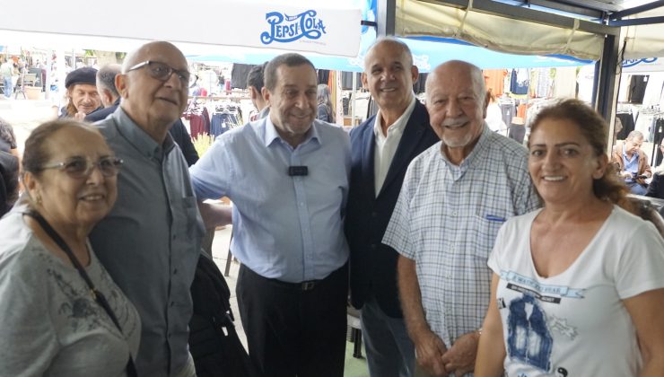 TAM Parti Genel Başkanı Serdar Denktaş Girne’de vatandaşlarla buluştu