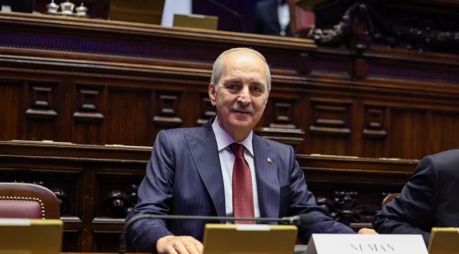 Kurtulmuş’tan Avrupa Parlamento Başkanları Konferansı’nda Rum temsilciye tepki