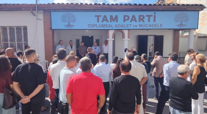 Tam Parti Güzelyurt ilçe binası düzenlenen açılış töreniyle hizmete girdi