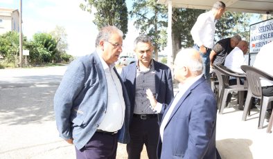 Tunçbilek, Boğaz’da vatandaşlarla bir araya geldi