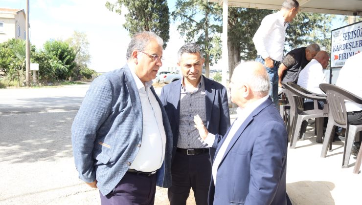 Tunçbilek, Boğaz’da vatandaşlarla bir araya geldi