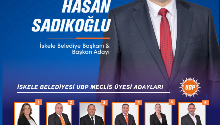 UBP İskele Belediye Meclis üyesi adayları açıklandı