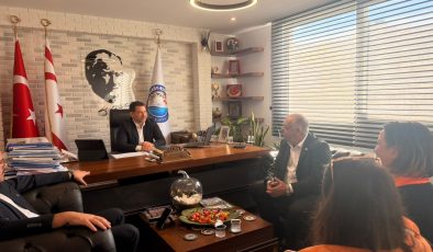 UBP Çatalköy-Esentepe Belediye Başkan adayı Albayrak, Çatalköy-Esentepe Belediyesi’ni ziyaret etti