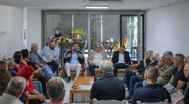 Çeler, Harmancı ve TDP milletvekili ile belediye meclis üyesi adayları eski KTAMS yönetimiyle görüştü