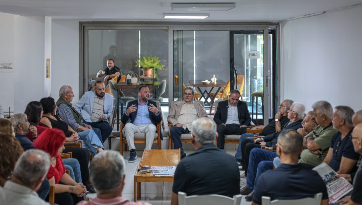 Çeler, Harmancı ve TDP milletvekili ile belediye meclis üyesi adayları eski KTAMS yönetimiyle görüştü