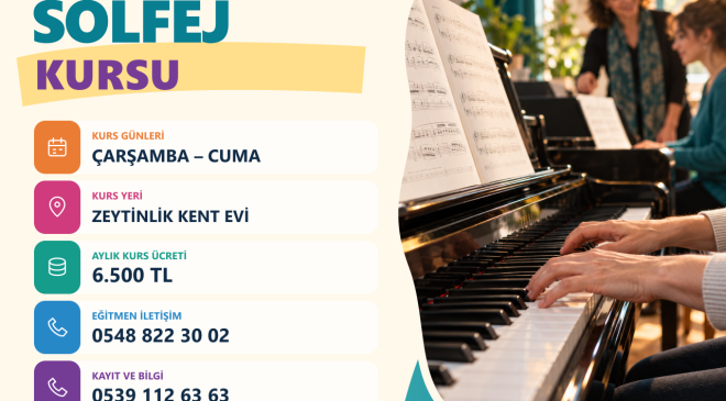 Girne Belediyesi yeni dönem müzik kurs kayıtları başladı
