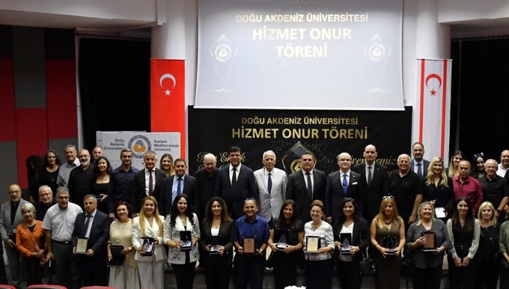 DAÜ’de, Hizmet Onur Töreni gerçekleştirildi