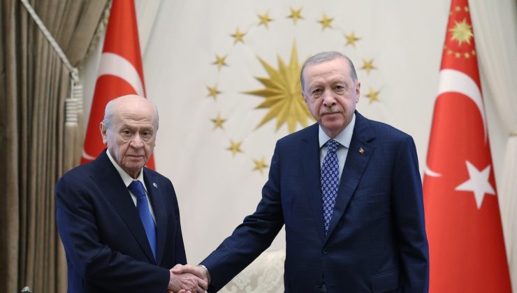 Erdoğan, Bahçeli ile görüştü