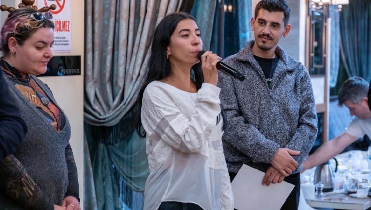 Müzisyen Gigi ile ressam Pırıl Torgut, “3. TÜRKSOY Gençlik Buluşması”na katıldı