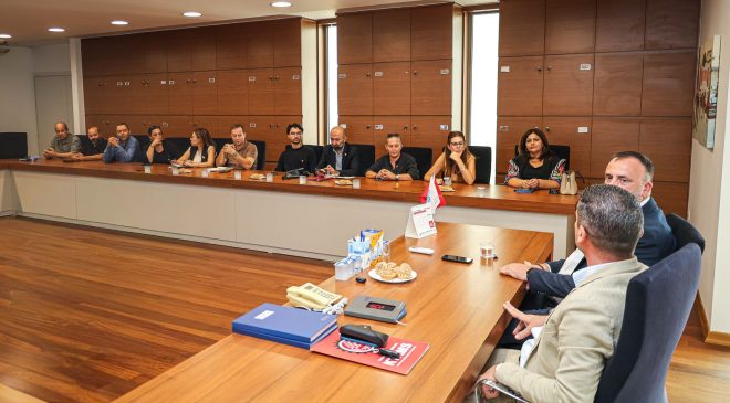 Çeler ve TDP milletvekili adayları KTAMS’ı ziyaret etti