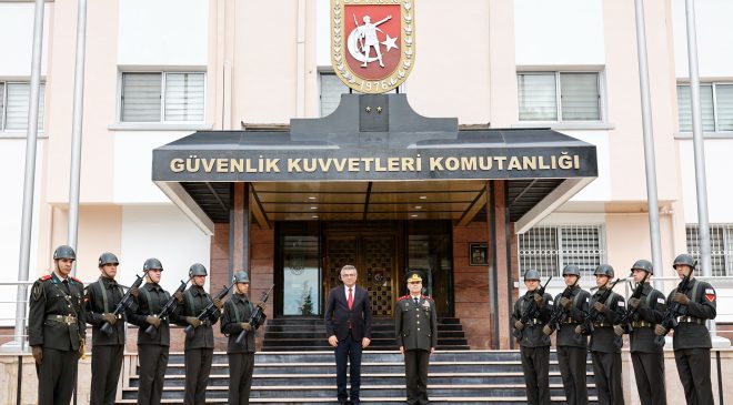 Cumhurbaşkanı Erhürman, Tümgeneral Bilir’i ziyaret etti