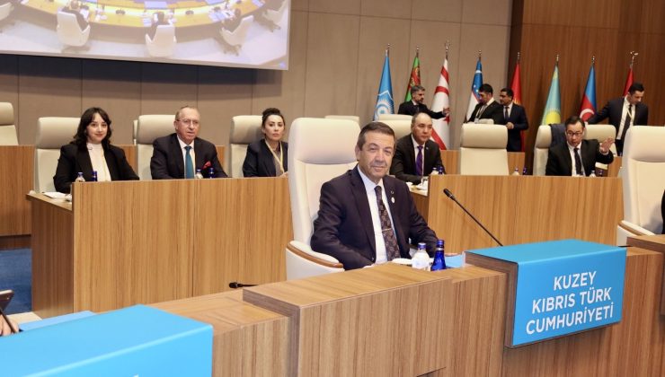 Dışişleri Bakanı Ertuğruloğlu, TDT Dışişleri Bakanları Toplantısı’nda konuştu:“Kıbrıs meselesindeki tutumumuz çok açık ve nettir”