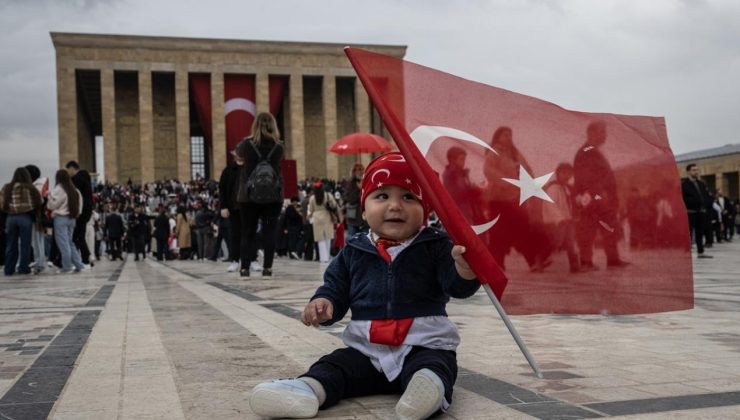 Anıtkabir’de 29 Ekim Cumhuriyet Bayramı coşkusu