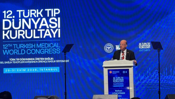 Dinçyürek, 12. Türk Tıp Dünyası Kurultayı’na katıldı