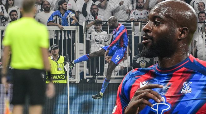 Beşiktaş bayrağına tekme attı: Crystal Palace’ın golcüsüne büyük tepki