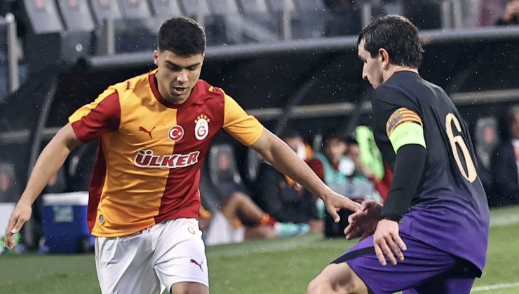 Galatasaray – Barcelona maçında bir gol ve bir kırmızı