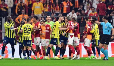 Galatasaray – Fenerbahçe derbisinde gerginlik