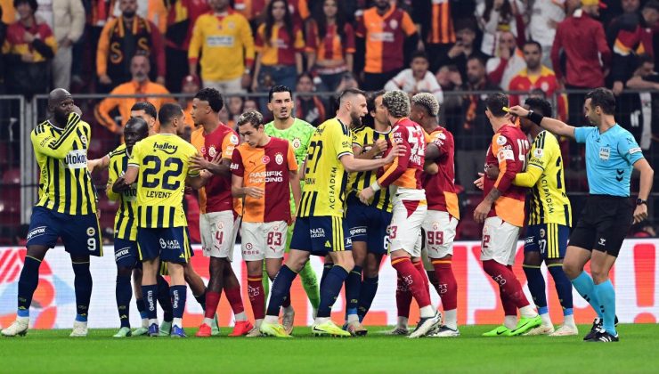 Galatasaray – Fenerbahçe derbisinde gerginlik