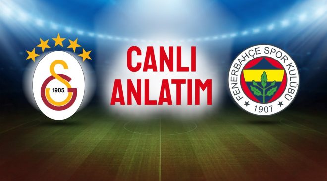 Galatasaray ile Fenerbahçe karşılaşıyor