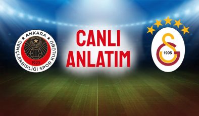 CANLI: Galatasaray, Şampiyonlar Ligi dönüşü Başkent deplasmanında