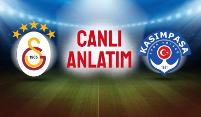 Galatasaray’ın konuğu Kasımpaşa