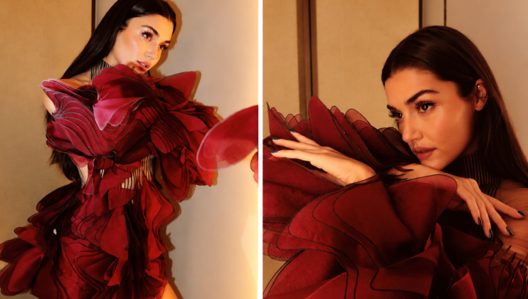 Hande Erçel Paris’te tarzıyla dikkat çekti!
