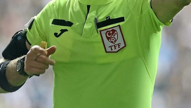 TFF 1’inci Lig’de 12’nci hafta hakemleri belli oldu